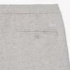 Pantaloni dalla vestibilità comoda in tessuto fiammato Pantaloni dalla vestibilità comoda in tessuto fiammato