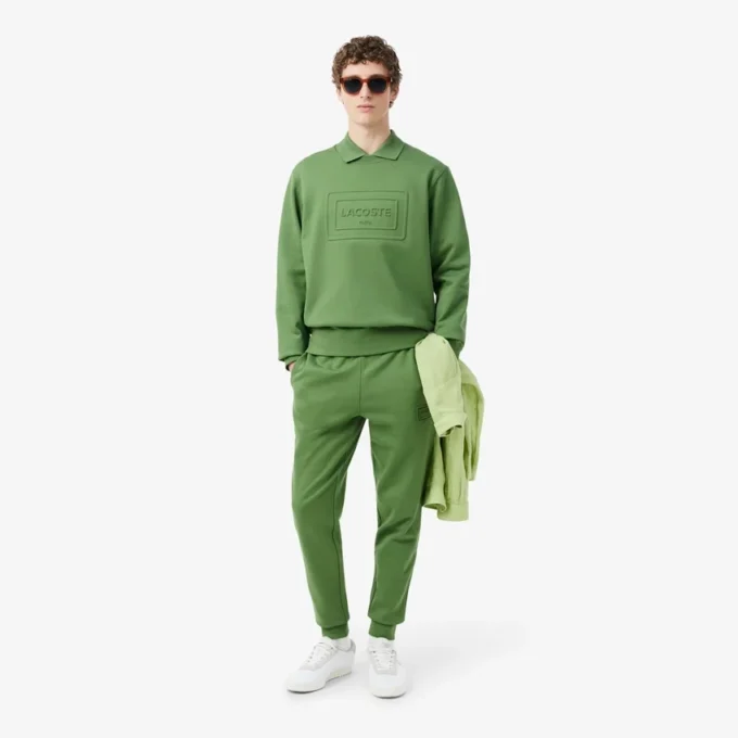 Pantaloni della tuta con marchio in rilievo Pantaloni della tuta con marchio in rilievo