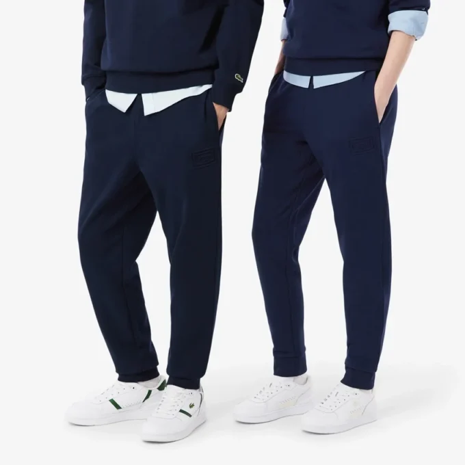 Pantaloni della tuta con marchio in rilievo Pantaloni della tuta con marchio in rilievo