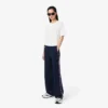 Pantaloni della tuta da donna a zampa a righe