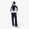 Pantaloni della tuta da donna a zampa a righe