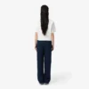 Pantaloni della tuta da donna a zampa a righe