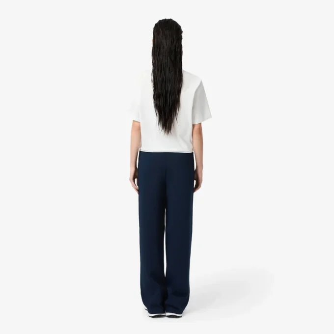 Pantaloni della tuta da donna a zampa a righe