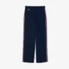 Pantaloni della tuta da donna a zampa a righe