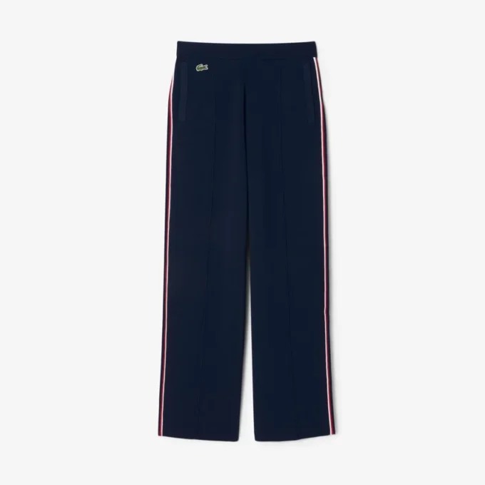 Pantaloni della tuta da donna a zampa a righe