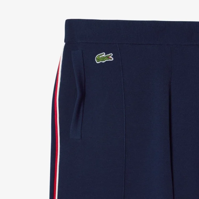 Pantaloni della tuta da donna a zampa a righe