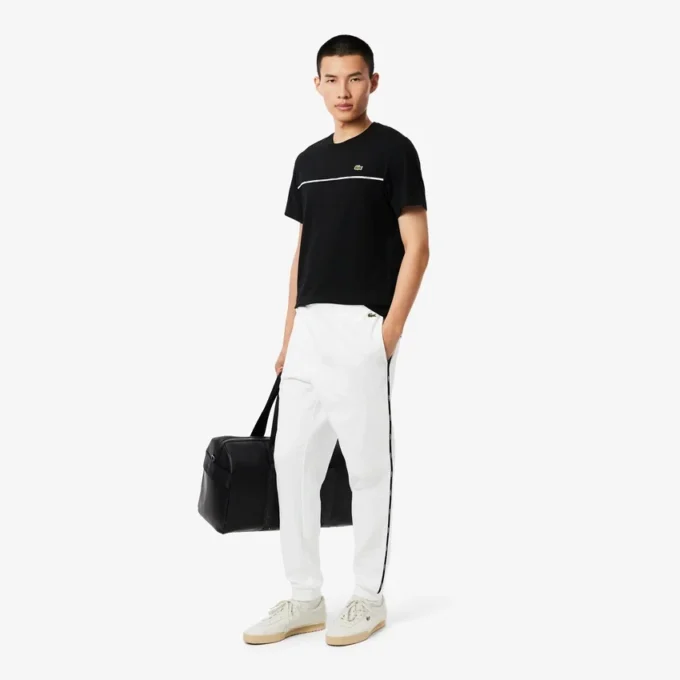 Pantaloni della tuta da uomo con bordi con logo Pantaloni della tuta da uomo con bordi con logo