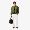 Pantaloni della tuta da uomo in twill a pieghe Pantaloni della tuta da uomo in twill a pieghe