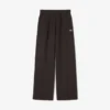 Pantaloni della tuta in pile a gamba larga da donna