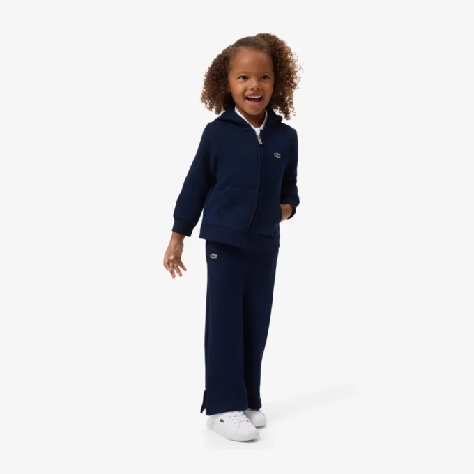 Pantaloni della tuta in pile a zampa per bambina Pantaloni della tuta in pile a zampa per bambina