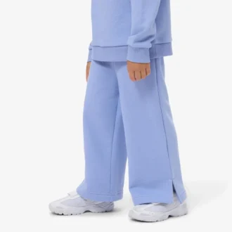 Pantaloni della tuta in pile a zampa per bambina