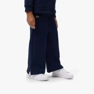 Pantaloni della tuta in pile a zampa per bambina