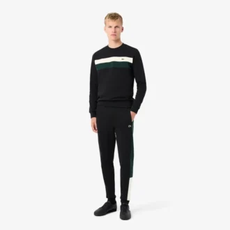 Pantaloni della tuta in pile da uomo a gamba affusolata Pantaloni della tuta in pile da uomo a gamba affusolata
