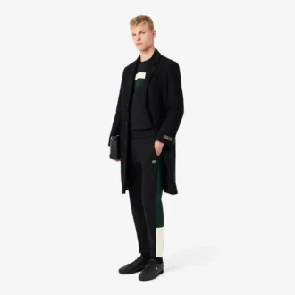 Pantaloni della tuta in pile da uomo a gamba affusolata Pantaloni della tuta in pile da uomo a gamba affusolata