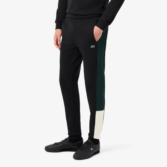 Pantaloni della tuta in pile da uomo a gamba affusolata Pantaloni della tuta in pile da uomo a gamba affusolata