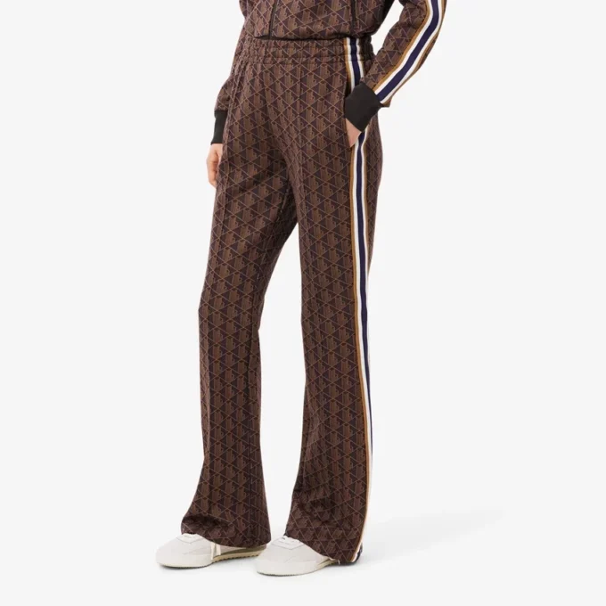 Pantaloni della tuta svasati da donna con monogramma Pantaloni della tuta svasati da donna con monogramma