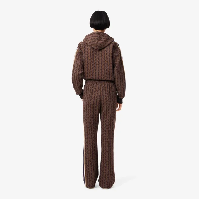 Pantaloni della tuta svasati da donna con monogramma Pantaloni della tuta svasati da donna con monogramma