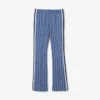 Pantaloni della tuta svasati da donna con monogramma