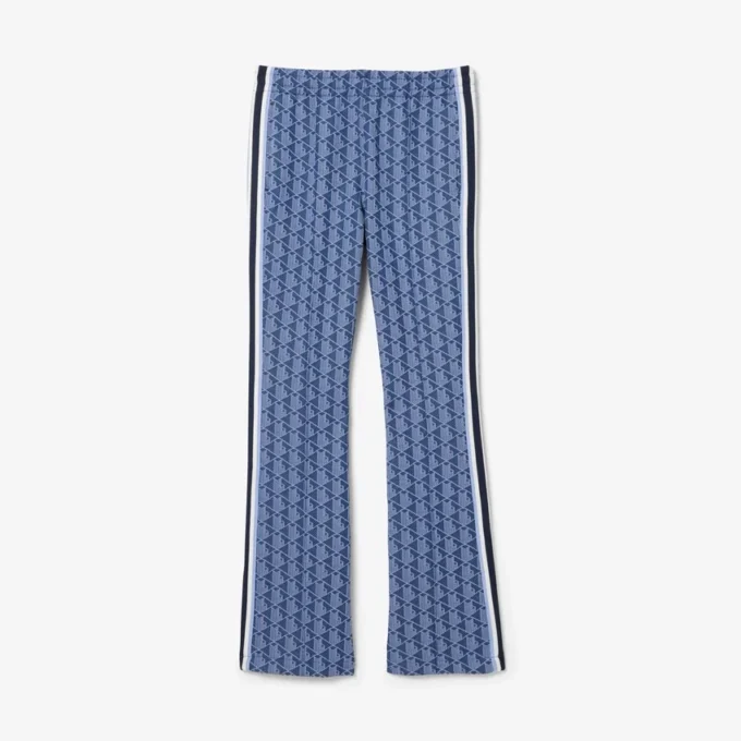 Pantaloni della tuta svasati da donna con monogramma