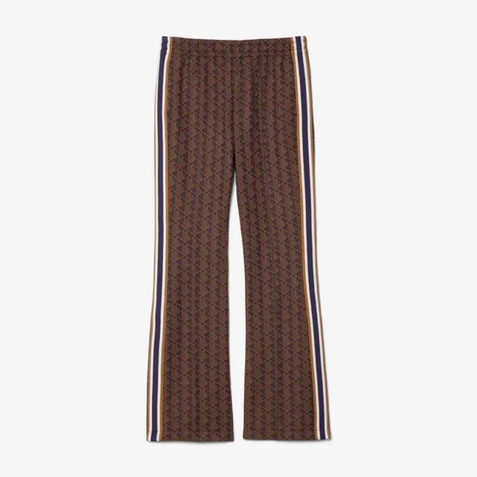 Pantaloni della tuta svasati da donna con monogramma Pantaloni della tuta svasati da donna con monogramma