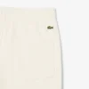 Pantaloni in pile da donna con logo in rilievo Pantaloni in pile da donna con logo in rilievo