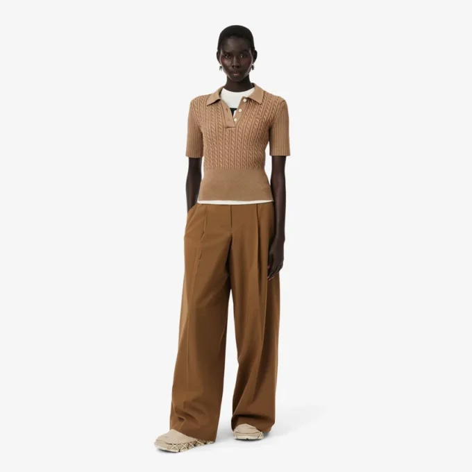 Pantaloni larghi in misto lana The Blend della collezione Runway