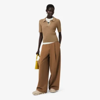 Pantaloni larghi in misto lana The Blend della collezione Runway