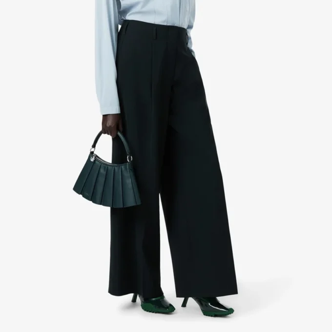 Pantaloni larghi in misto lana The Blend della collezione Runway
