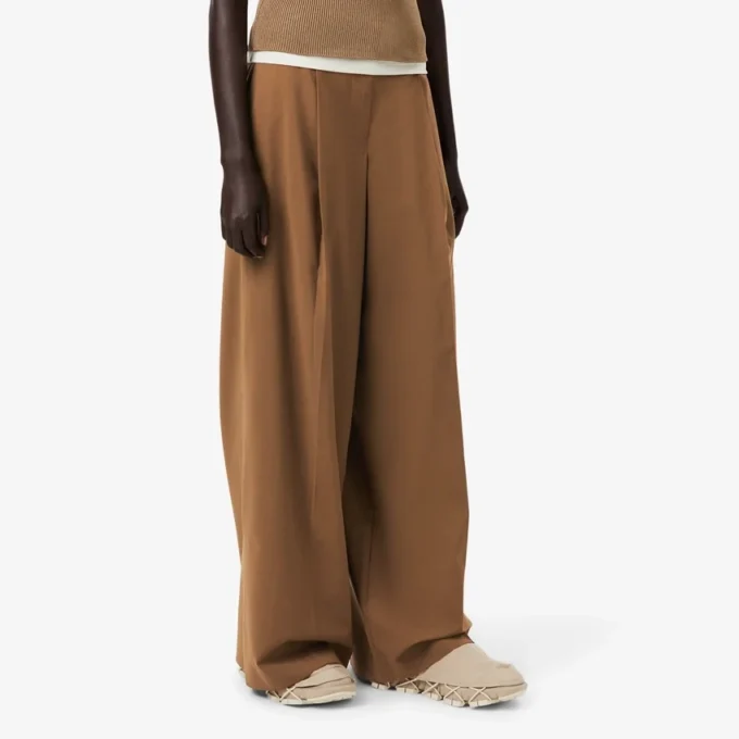 Pantaloni larghi in misto lana The Blend della collezione Runway