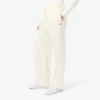 Pantaloni oversize in flanella plissettata da donna Pantaloni oversize in flanella plissettata da donna