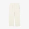 Pantaloni oversize in flanella plissettata da donna Pantaloni oversize in flanella plissettata da donna