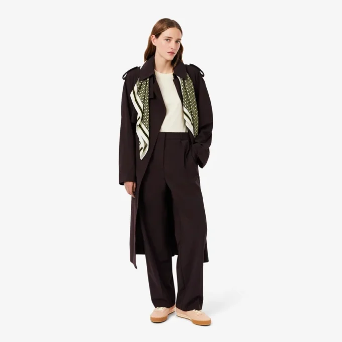 Pantaloni oversize in misto lana The Blend