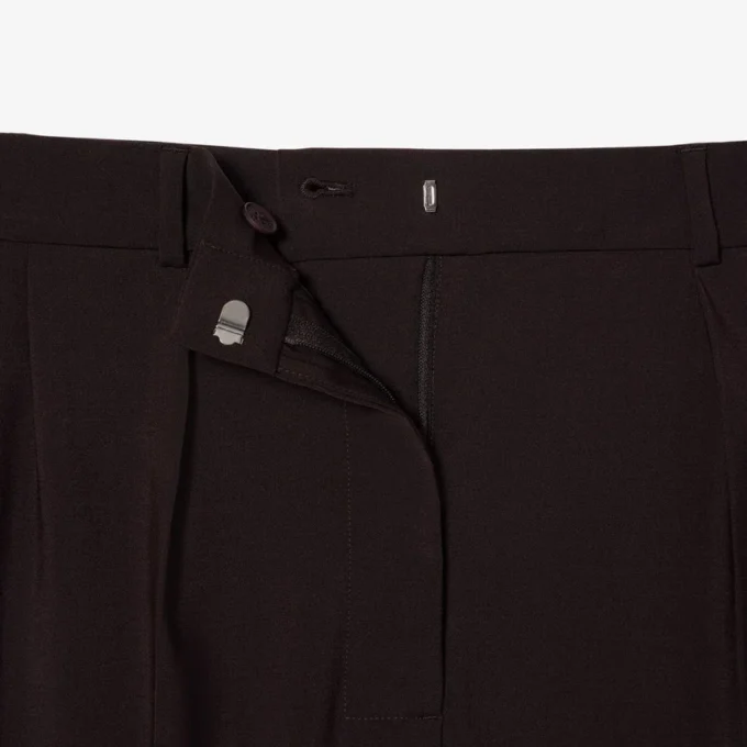 Pantaloni oversize in misto lana The Blend