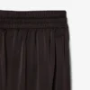 Pantaloni oversize in raso elasticizzato