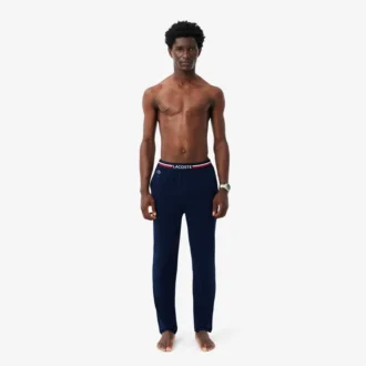 Pantaloni pigiama da uomo con cintura multicolore