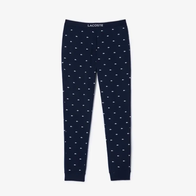 Pantaloni pigiama da uomo con motivo coccodrillo Pantaloni pigiama da uomo con motivo coccodrillo