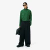 Pantaloni sartoriali in lana dal taglio ampio ispirati alle passerelle Pantaloni sartoriali in lana dal taglio ampio ispirati alle passerelle