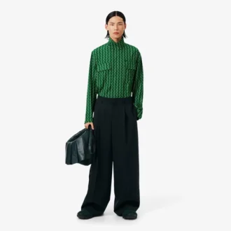 Pantaloni sartoriali in lana dal taglio ampio ispirati alle passerelle