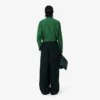 Pantaloni sartoriali in lana dal taglio ampio ispirati alle passerelle Pantaloni sartoriali in lana dal taglio ampio ispirati alle passerelle