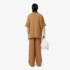 Pantaloni sartoriali in lana dal taglio ampio ispirati alle passerelle Pantaloni sartoriali in lana dal taglio ampio ispirati alle passerelle