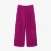 Pantaloni sartoriali in lana fiammata dal taglio ampio della collezione Runway Pantaloni sartoriali in lana fiammata dal taglio ampio della collezione Runway