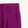 Pantaloni sartoriali in lana fiammata dal taglio ampio della collezione Runway Pantaloni sartoriali in lana fiammata dal taglio ampio della collezione Runway