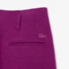 Pantaloni sartoriali in lana fiammata dal taglio ampio della collezione Runway Pantaloni sartoriali in lana fiammata dal taglio ampio della collezione Runway