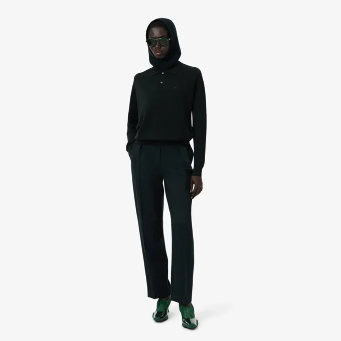Pantaloni sartoriali in misto lana dal taglio dritto della collezione Runway