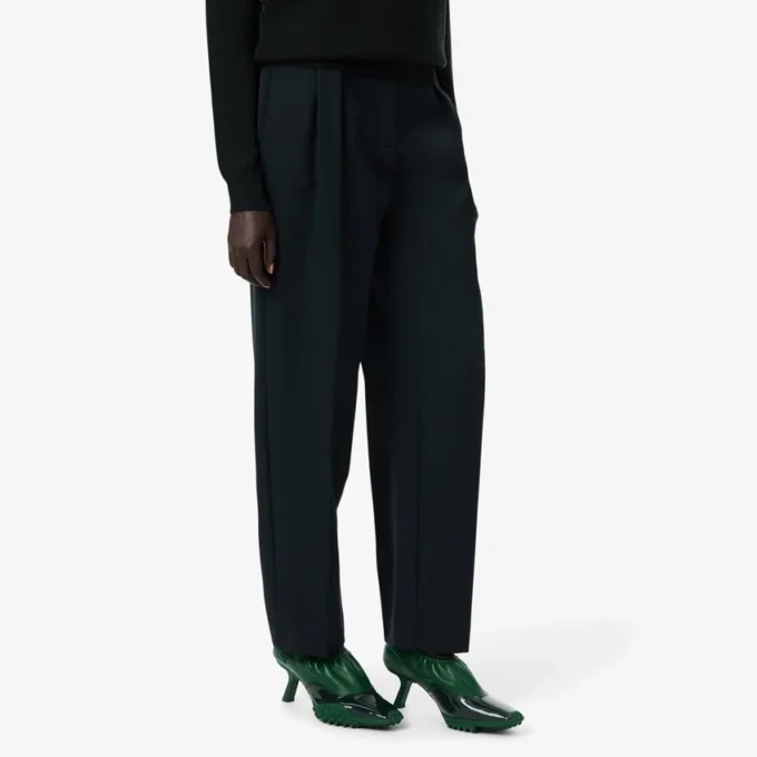 Pantaloni sartoriali in misto lana dal taglio dritto della collezione Runway