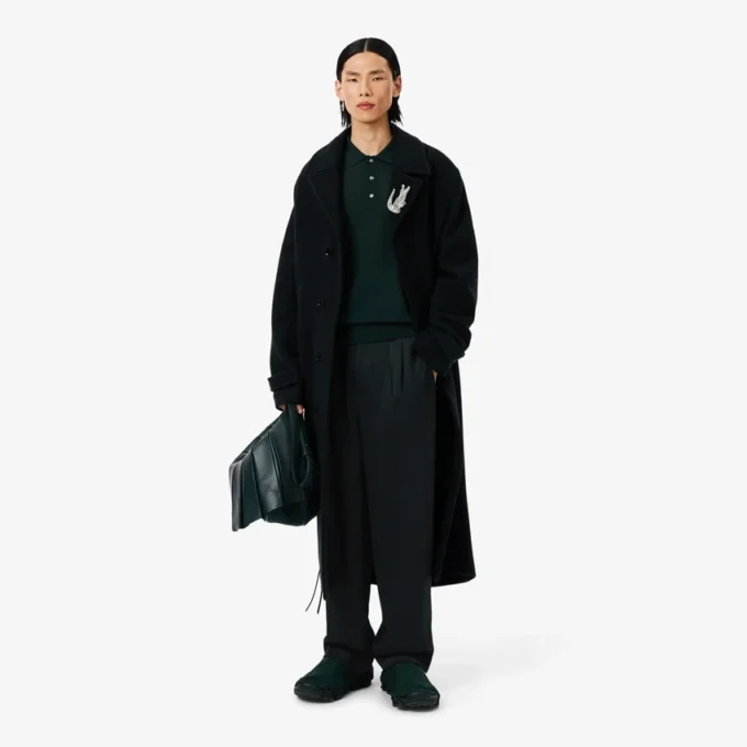 Pantaloni sartoriali in raso dalla vestibilità regolare della collezione Runway Pantaloni sartoriali in raso dalla vestibilità regolare della collezione Runway