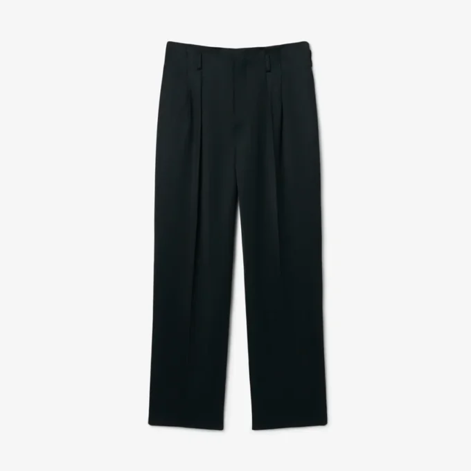 Pantaloni sartoriali in raso dalla vestibilità regolare della collezione Runway Pantaloni sartoriali in raso dalla vestibilità regolare della collezione Runway