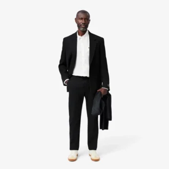 Pantaloni slim fit in cotone elasticizzato da uomo