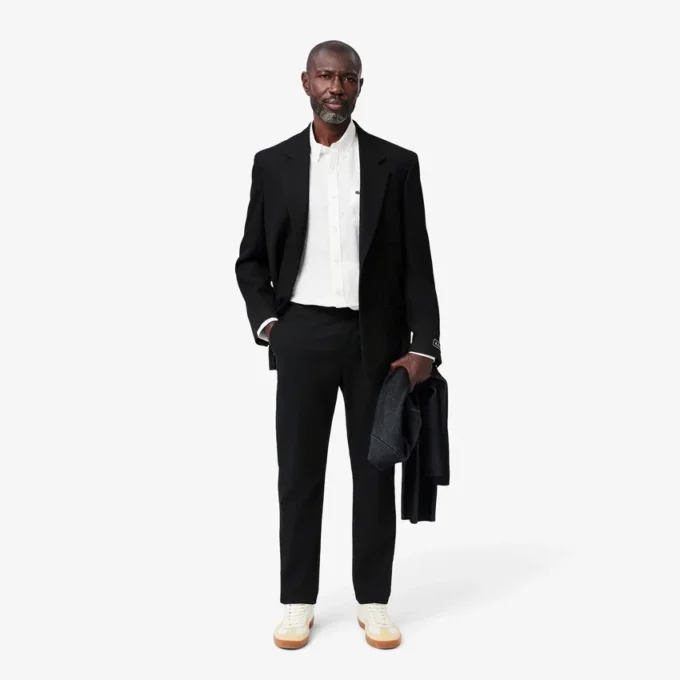 Pantaloni slim fit in cotone elasticizzato da uomo Pantaloni slim fit in cotone elasticizzato da uomo