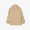 Parka da uomo di media lunghezza idrorepellente con cappuccio